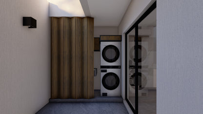 PROYECTO ARQUITECTÓNICO Y DISEÑO DE INTERIOR CASA HABITACIÓN - PROTOTIPO 6 de 8.00M x 20.00M