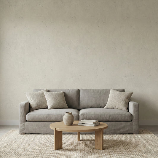 Tapiz Para Pared Efecto Yeso Industrial Beige (95259-1)