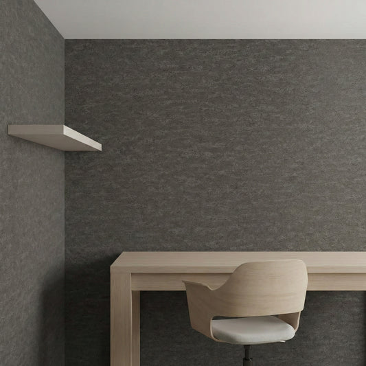 Tapiz Para Pared Efecto Estuco Negro Grisáceo (78152-4)