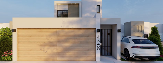 PROYECTO ARQUITECTÓNICO Y DISEÑO DE INTERIOR CASA HABITACIÓN - PROTOTIPO 4 de 8.00M x 20.00M