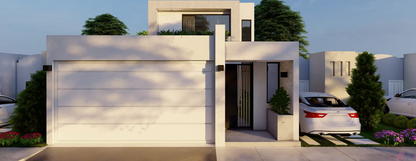 PROYECTO ARQUITECTÓNICO Y DISEÑO DE INTERIOR CASA HABITACIÓN - PROTOTIPO 6 de 8.00M x 20.00M