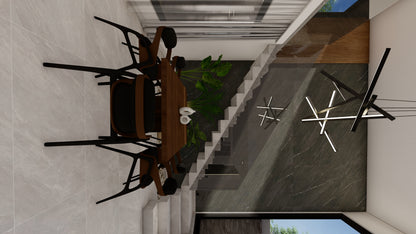 PROYECTO ARQUITECTÓNICO Y DISEÑO DE INTERIOR CASA HABITACIÓN - PROTOTIPO 7 de 10.00M X 20.00M