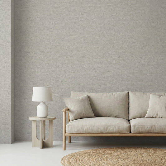 Tapiz Para Pared Efecto Estuco Gris Claro (78152-2)