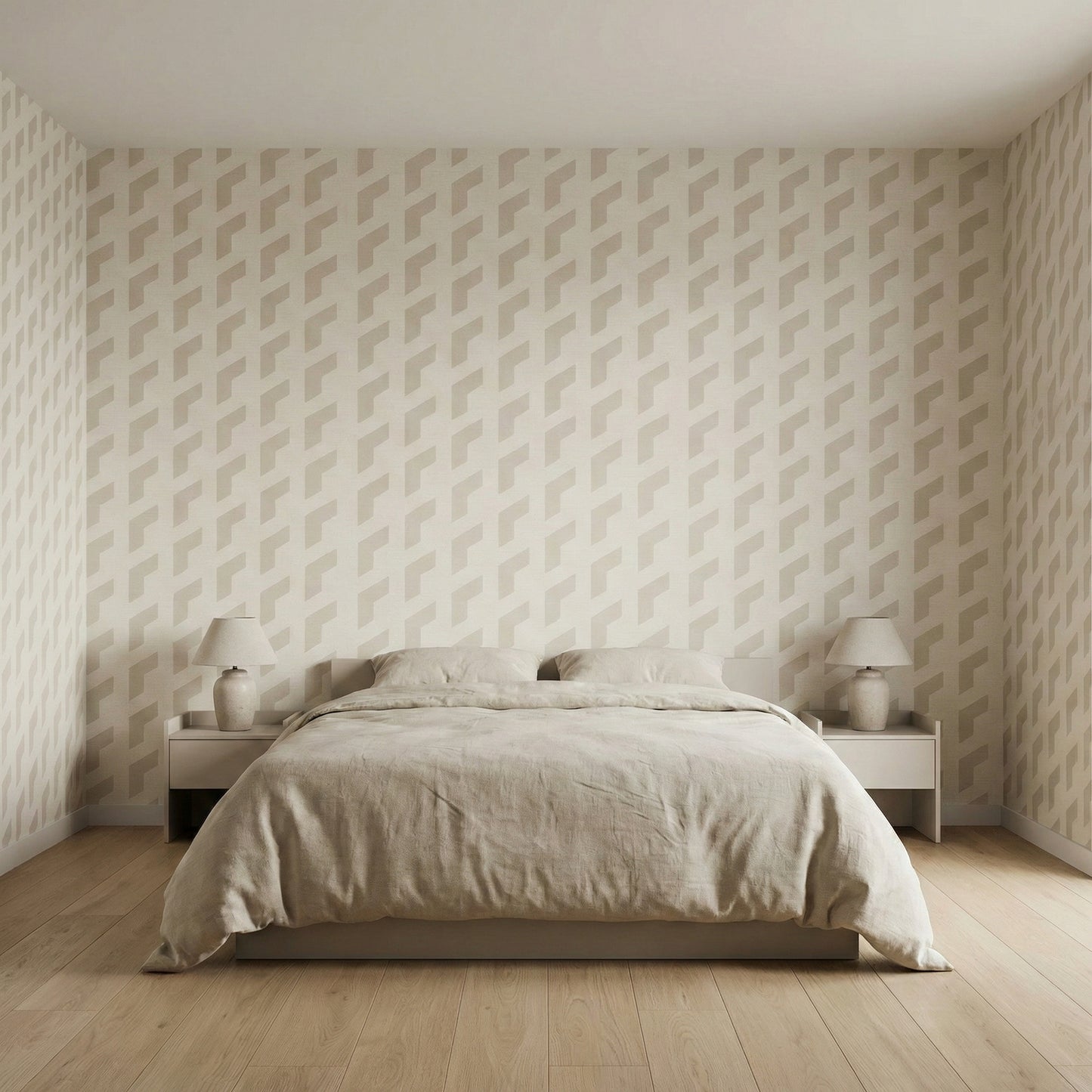 Tapiz Para Pared Diseño Geométrico 3D Gris Blanco (78150-4)