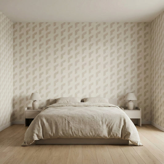 Tapiz Para Pared Diseño Geométrico 3D Gris Blanco (78150-4)