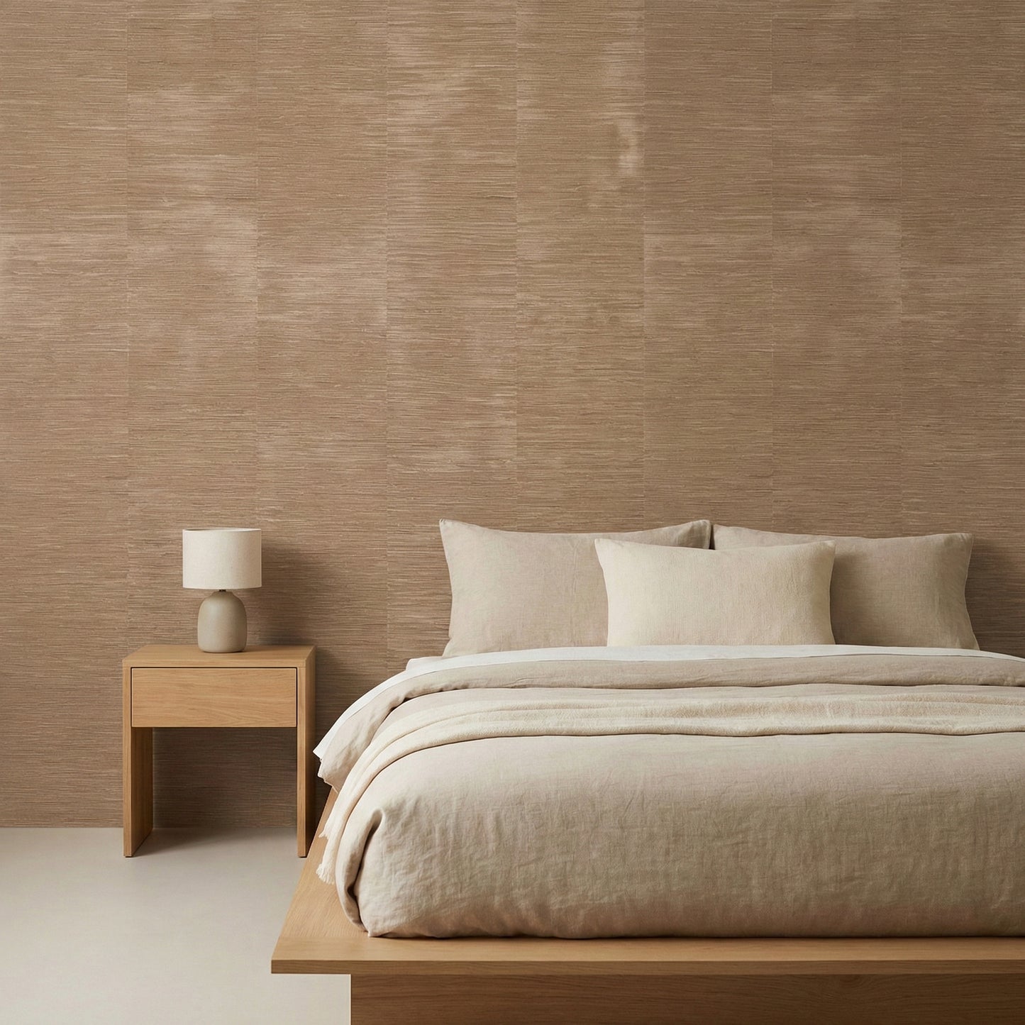 Tapiz Para Pared Efecto Bambú Beige Marrón (78129-3)