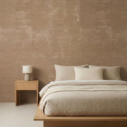 Tapiz Para Pared Efecto Bambú Beige Marrón (78129-3)