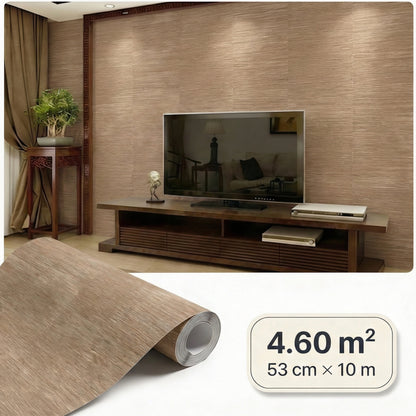 Tapiz Para Pared Efecto Bambú Beige Marrón (78129-3)