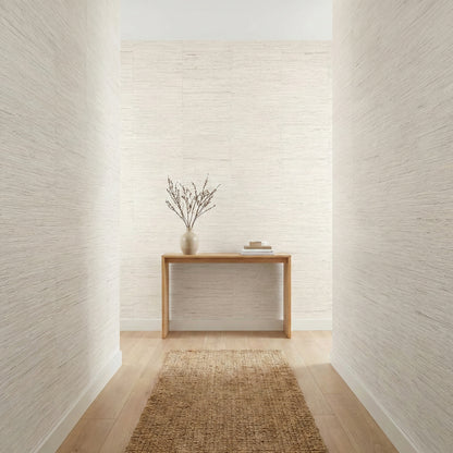 Tapiz Para Pared Efecto Bambú Crema Blanco (78129-1)