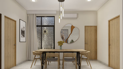 PROYECTO ARQUITECTÓNICO Y DISEÑO DE INTERIOR CASA HABITACIÓN - PROTOTIPO 1 de 7.00M x 18.00M