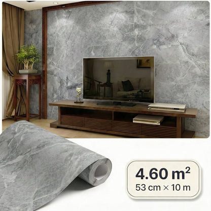 Tapiz Para Pared Liso Soft Gris Medio (78662-1)