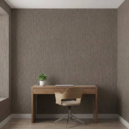 Tapiz Para Pared Textura Melange Marrón Gris (37952-7)