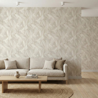 Tapiz Para Pared Diseño Geométrico Cobre Beige (36133-2)