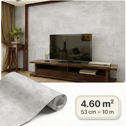 Tapiz Para Pared Efecto Hormigón Gris Medio (30668-7)