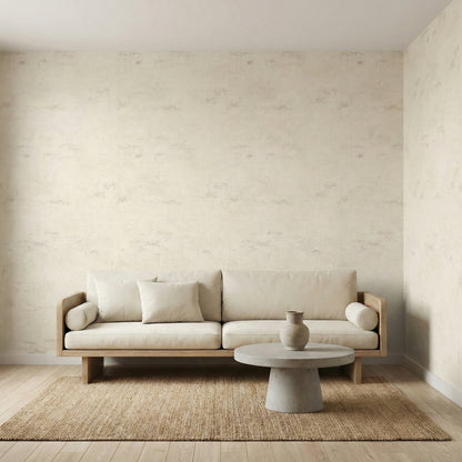 Tapiz Para Pared Efecto Hormigón Crema Gris (30668-2)