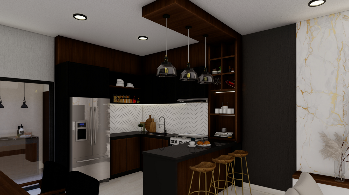 PROYECTO ARQUITECTÓNICO Y DISEÑO DE INTERIOR CASA HABITACIÓN - PROTOTIPO 8 de 10.00M X 20.00M