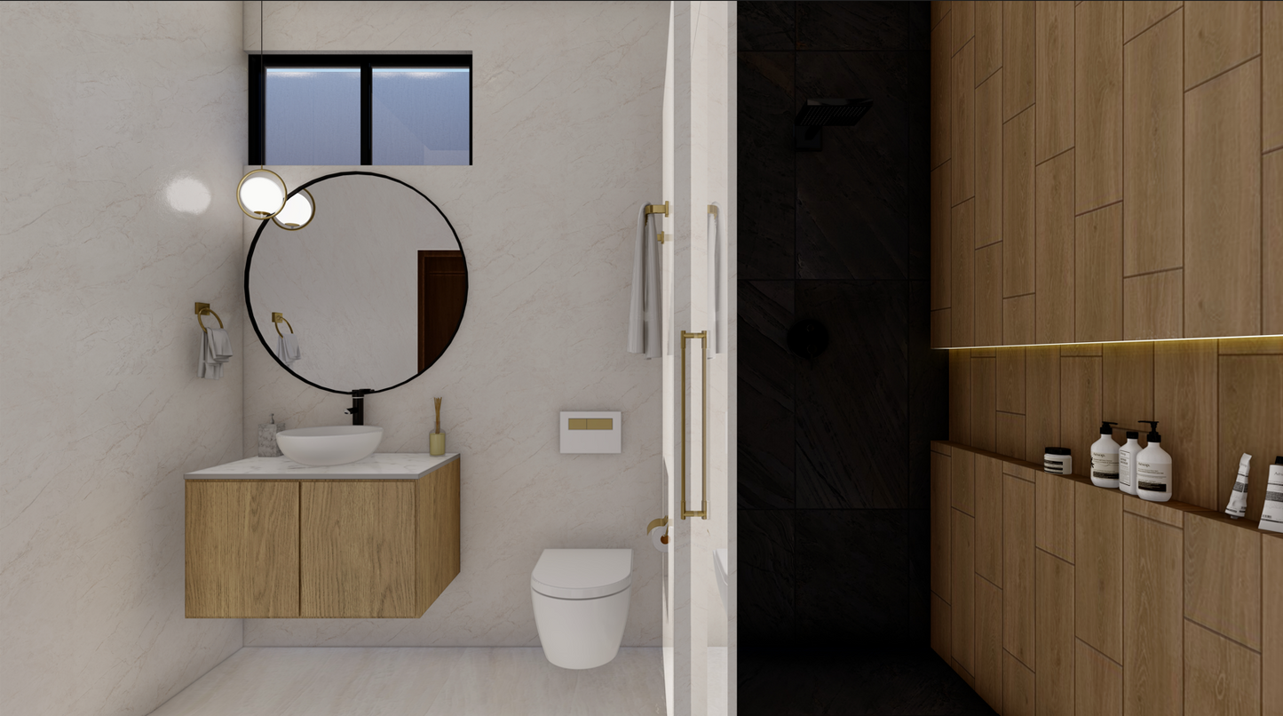 PROYECTO ARQUITECTÓNICO Y DISEÑO DE INTERIOR CASA HABITACIÓN - PROTOTIPO 8 de 10.00M X 20.00M