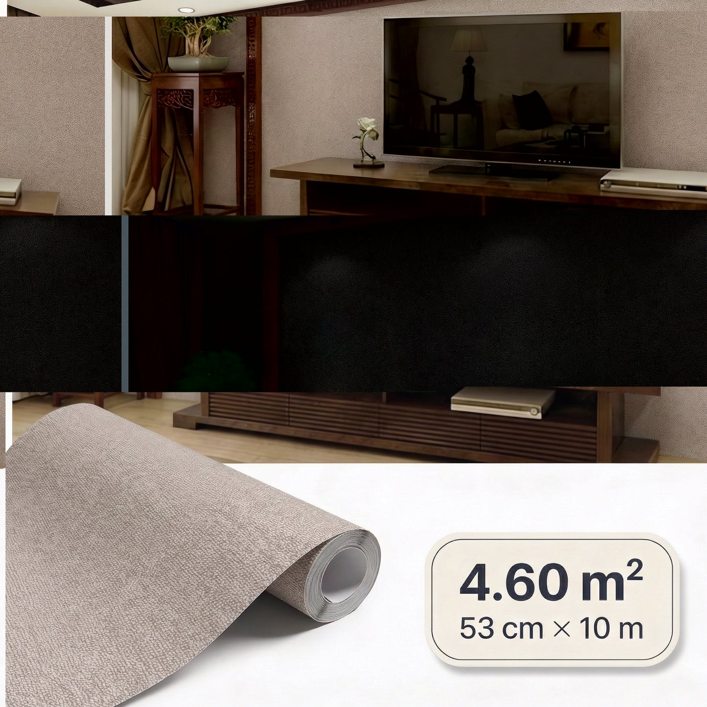 Tapiz Para Pared Beige Arena Mate [SKU 375552]