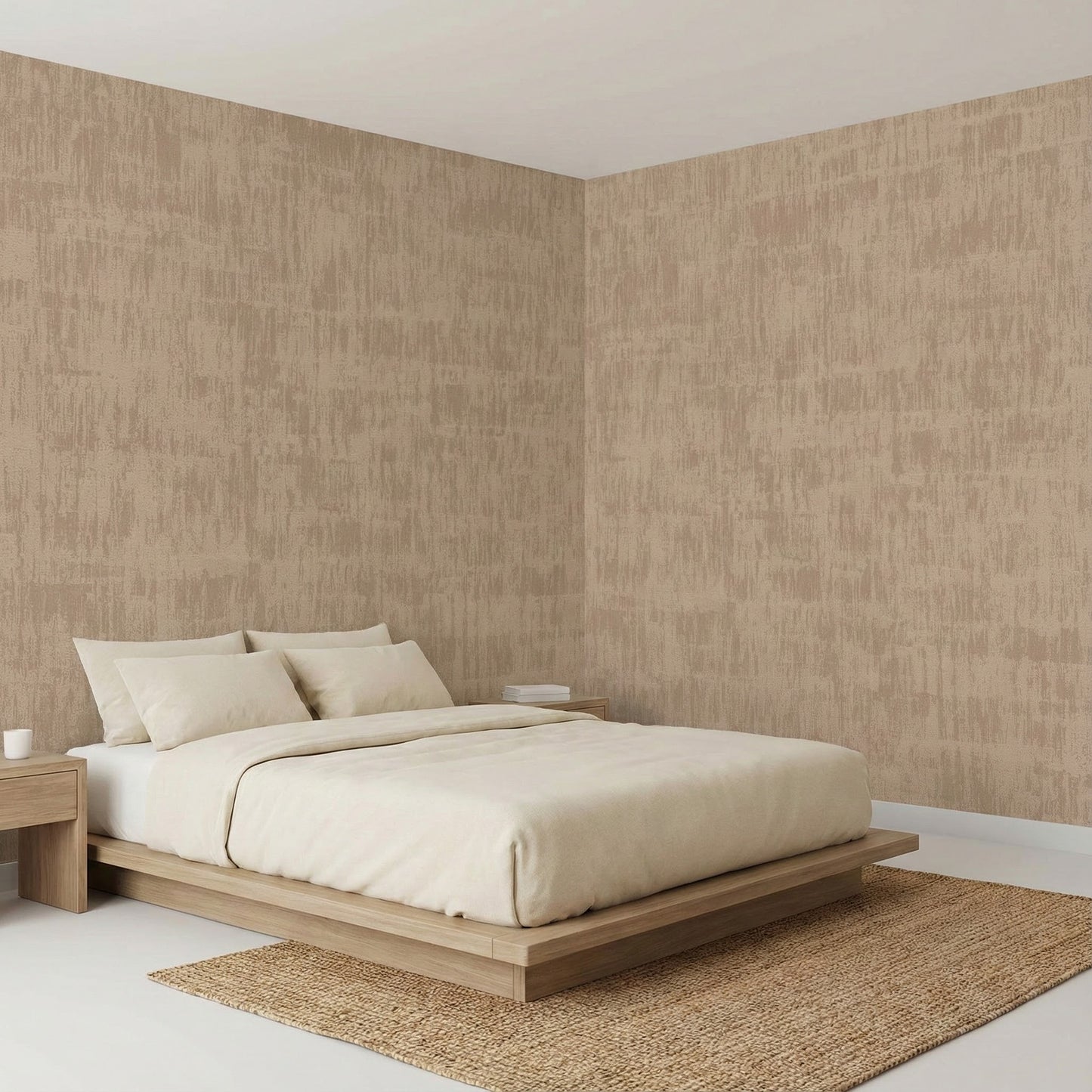 Tapiz Para Pared Beige Lino Natural [SKU 395041]