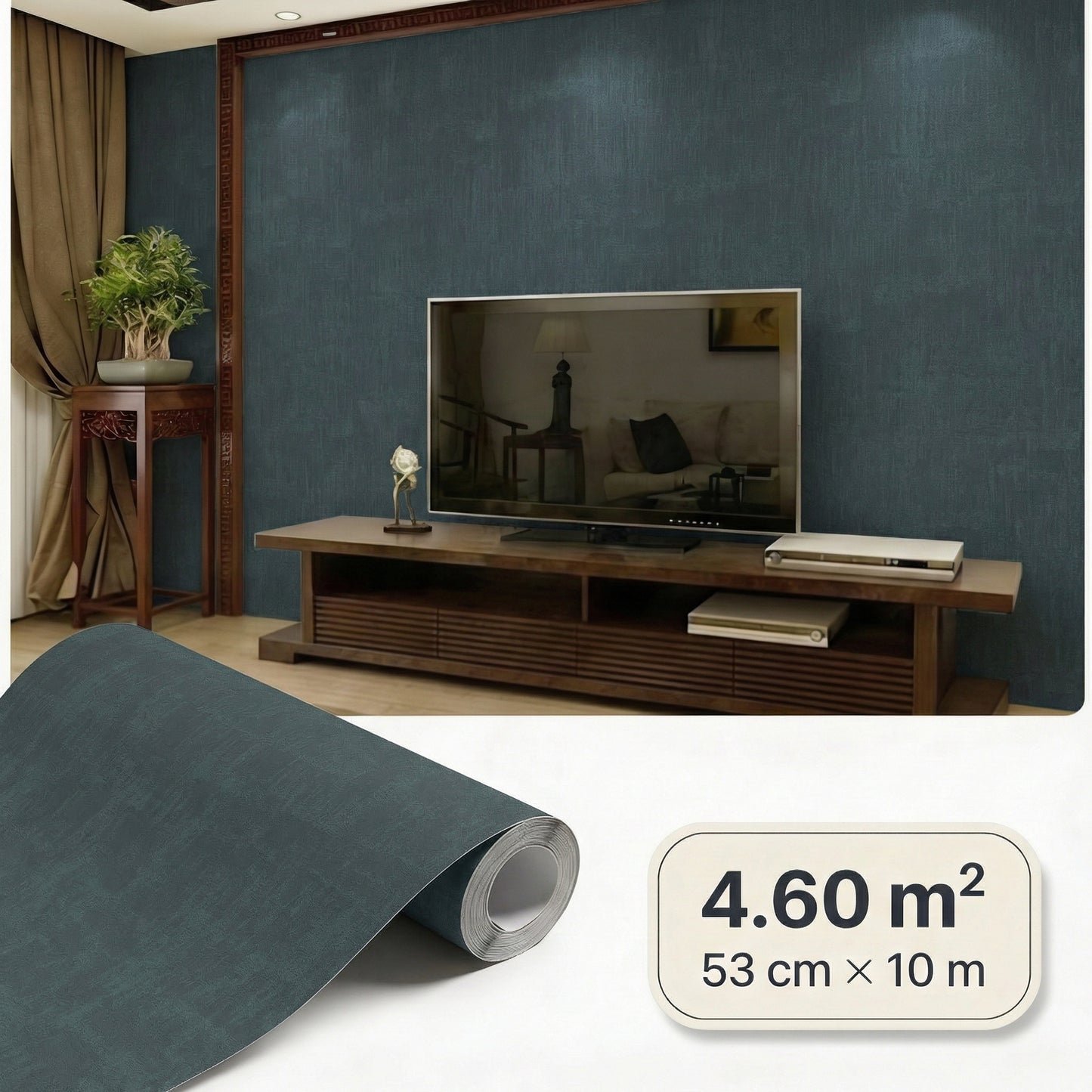 Tapiz Para Pared Gris Piedra Claro [SKU 395035]