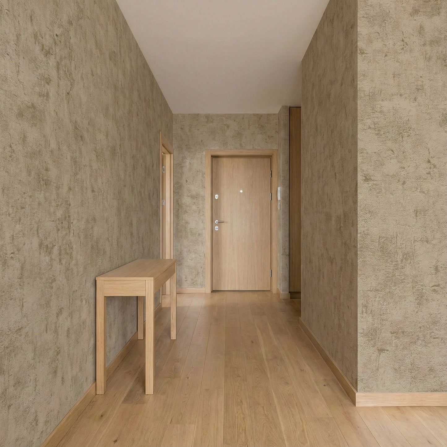 Tapiz Para Pared Terracota Efecto Hormigón y Rosegold [SKU 395146]
