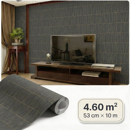 Tapiz Para Pared Rombos Gris Piedra [SKU 395063]