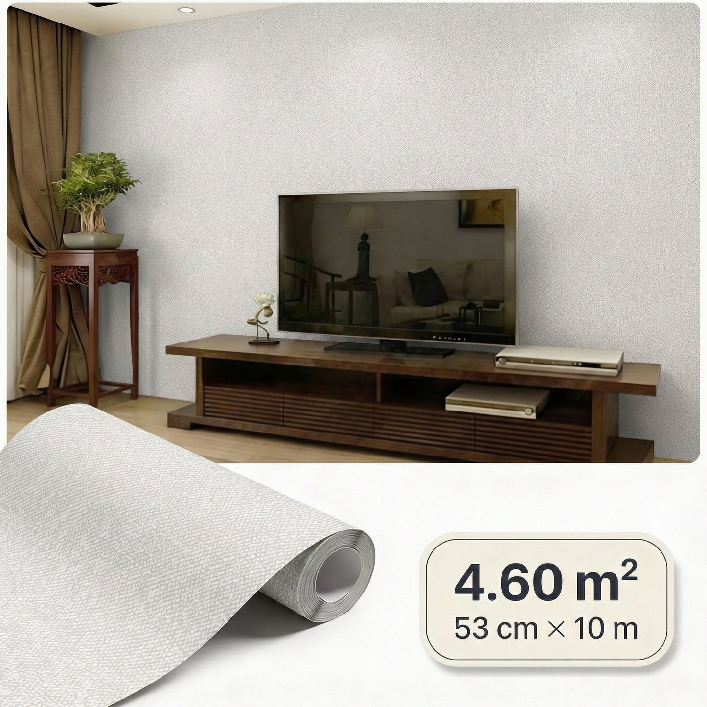 Tapiz Para Pared Crema Vainilla Suave [SKU 375553]