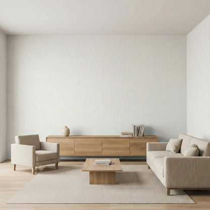 Tapiz Para Pared Blanco Roto Textura Yeso [SKU 395038]