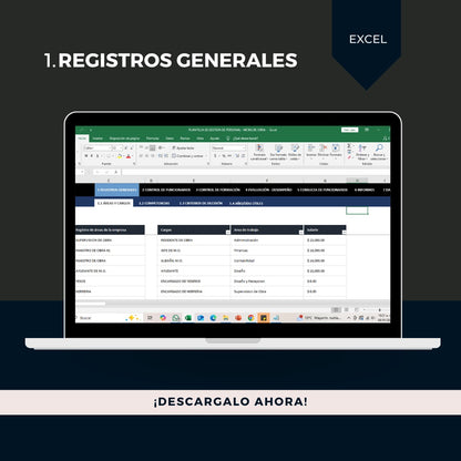 Plantilla Gestión de personal