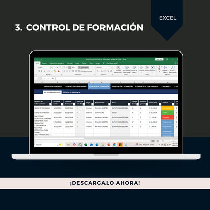 Plantilla Gestión de personal