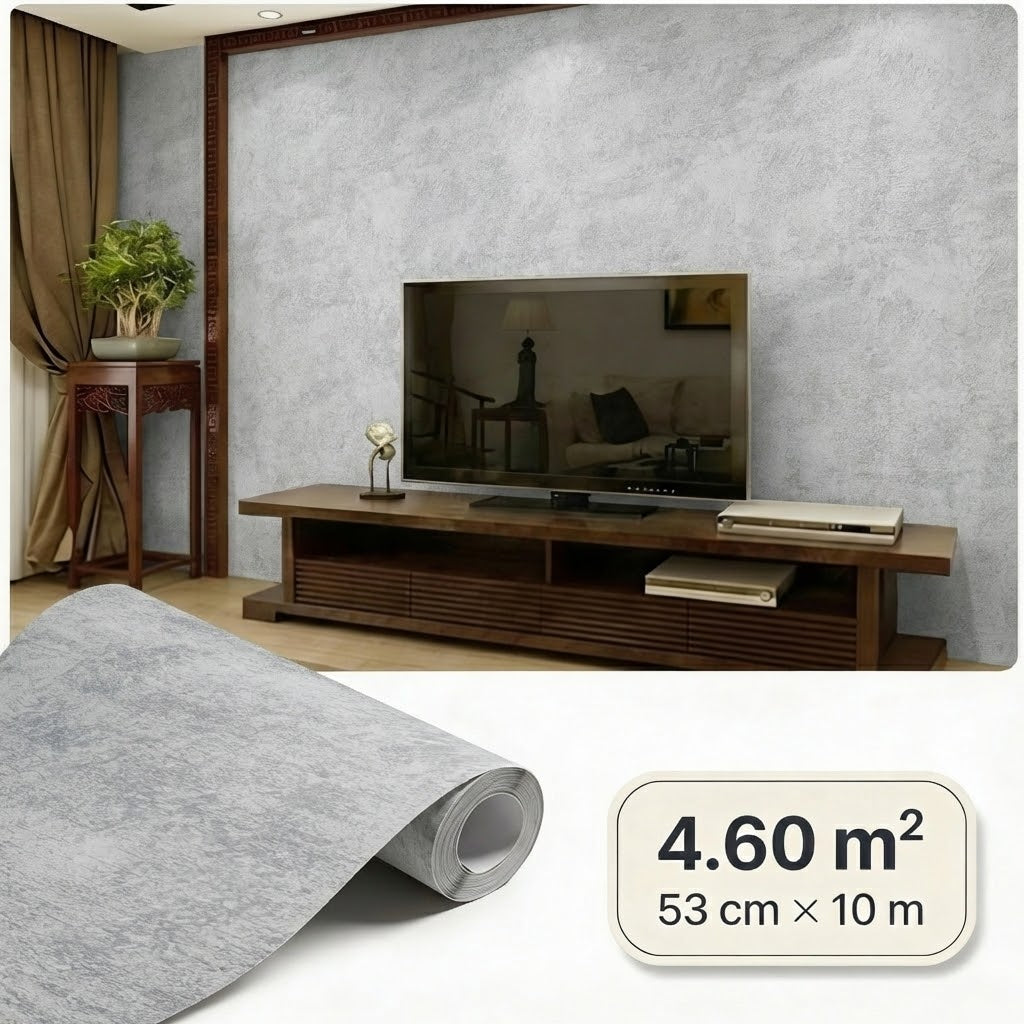 Tapiz Para Pared Gris Cemento Industrial [SKU 224033]